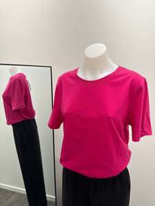 Sale Womens: Short sleeve picoette - Cerise