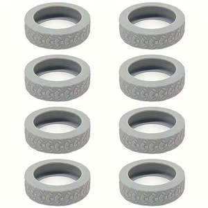 Luggage Wheel Covers (Set of 8) - Grey