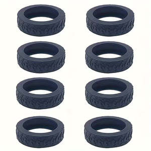 Luggage Wheel Covers (Set of 8) - Black