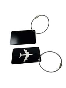 Travel Accessories: Aluminium Alloy Luggage Tag - Various Colours