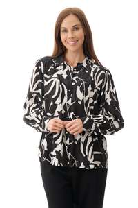 James long sleeve shirt - Black & White