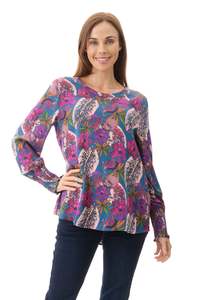 Bell Crew Neck Blouse