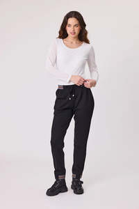 Democracy Pepper Knit Pant - Black