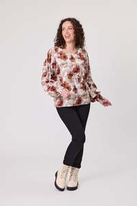 Classified Reims Rouched Top - Tan