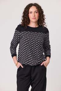 Classified Love Top - Black