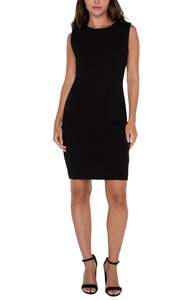 Dresses: Liverpool Black Sheath Dress