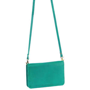 Winter Sale: Pierre Cardin Turquoise Leather Wallet & Organiser RFID Protected