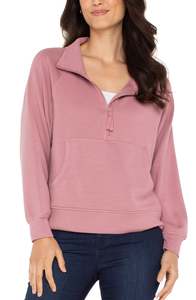 Liverpool Popover Zip Jacket - Lavender