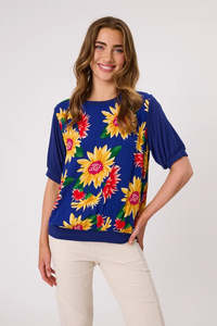 Democracy Chloe Top - Cobalt