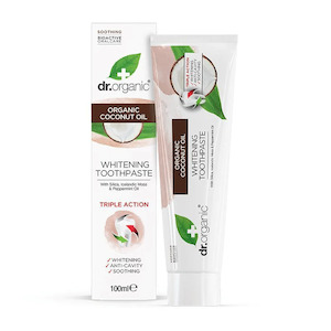 Dr Organic Coconut Oil Whitening Toothpaste 100ml
