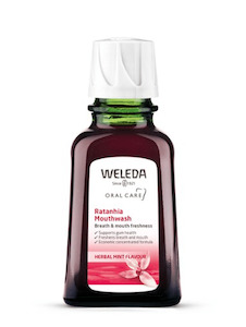 Products: Weleda Ratanhia Mouthwash 50ml