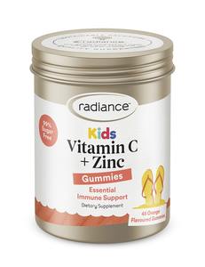 Radiance Kids Vitamin C + Zinc 45 Gummies