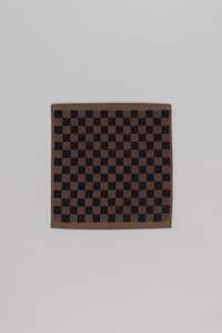 Bathroom: QUILL Face Cloth Tabac & Noir