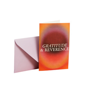 Gift Sets: Gratitude & Reverence Card