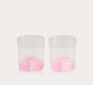 Maison Balzac: Pink Ice Goblets set of Two