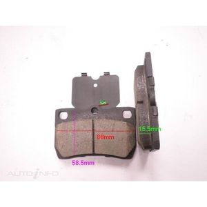 Suspension Parts: Royale Brake Pads Rear - SAS-BP1854 (Toyota Lexus)