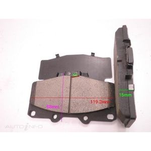 Suspension Parts: Royale Brake Pads - SAS-BP1149HD (Hilux LN-VZN, SR5, 70 Series Land Cruiser)