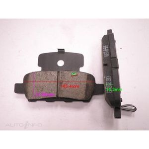 Royale Brake Pads - SAS-BP1509 (Nissan Murano, Primera, Xtrail 01-)