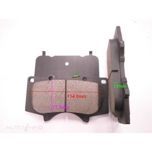 Royale Brake Pads - SAS-BP1482HD (Toyota Prado, Hilux 08-)