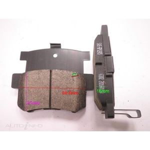 Suspension Parts: Royale Brake Pads - SAS-BP1265 (Honda Accord/ Prelude)