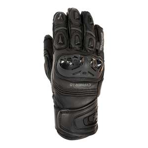 Oxford: Oxford Cypher 1.0 Short Leather Men's Glove - Stealth Black