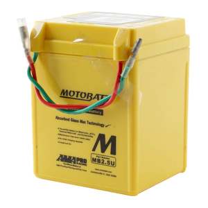 Battery: Motobatt QuadFlex Battery MB2.5U (10pcs/ctn) - Indent