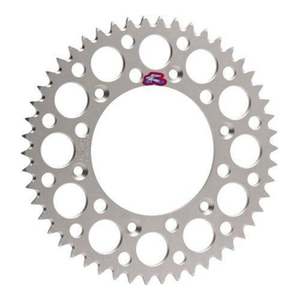 Renthal Rear Sprocket T6 7075 Grooved - Silver [Yamaha]