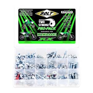 Hardware: Bolt 2-Stroke Pro Pack for Kawasaki KX88–’05 KX125 / KX250, ’87–’04 KX500