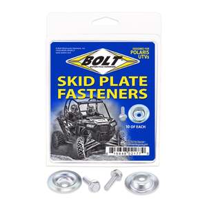 Hardware: Bolt UTV Skid Plate Fasteners Washer / Bolt - RZR Skid (20 Ea)