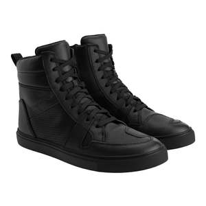 Boots: Richa Chaser Waterproof Sneaker - Black / Black