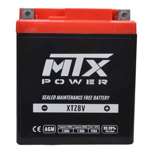 Battery: MTX Power Battery AGM - XTZ8V