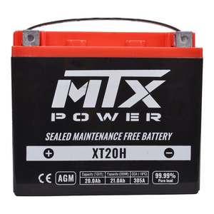 Battery: MTX Power Battery AGM - XT20H