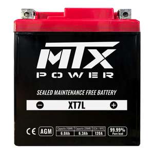 Battery: MTX Power Battery AGM - XT7L