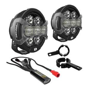 Electrical: Denali D7 Lighting Bundle with Mounts - Ducati Rally X / V4