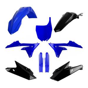 Plastic Protection: Polisport Full Kit YZ250F '14-'18 / YZ450F '14-'17 - Blue/Black