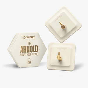 The Arnold Shower Hook Sand (2 Pack)