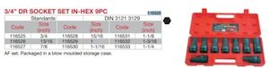 Products: 9 Pce 3/4 De Hex Impact Sock - Tool Express Remake