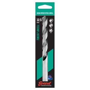 12.50 Hss Jobber P/P Evacut 12.50 High Speed Steel Jobber Drill - Tool Express Remake