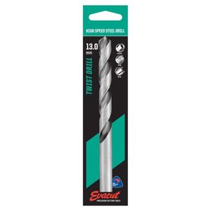 13.00 Hss Jobber P/P Evacut 13.00 High Speed Steel Jobber Drill Bit - Tool Express Remake