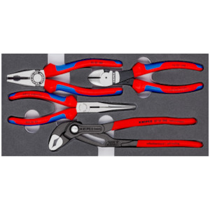 Pliers & Strippers: KNIPEX Pliers set 4pc "Tool-Kit Basic"