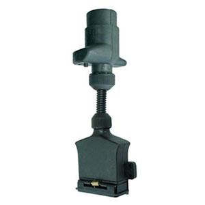 Led Adaptor 7-Pin Round Socket To 7-Pin Flat Plug | Trailer Plugs - Adaptors (L.E.D)