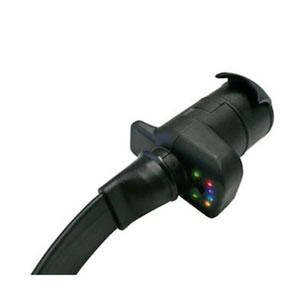 Trailer Plugs: Kt 1.5M Pre-Wired Led 7-Pin Round Trailer Socket | Trailer Plugs - Pre-Wired (L.E.D)
