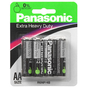 Extra Heavy Duty: Panasonic AA Battery Extra Heavy Duty (4pk)