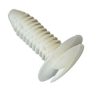 GTi Trim Clip White  19.5mm x 29mm, 6.6-7.5mm Hole
