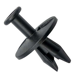 Replacement Packs: GTi Push Rivet Matte Black 17.5mm x 25mm, 9.5mm Hole