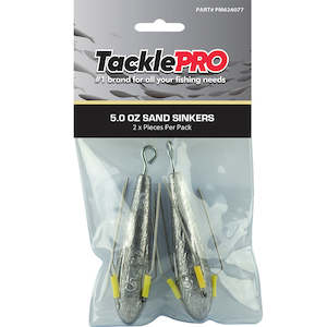 Sinkers: TacklePro Sand Sinker 5.0oz - 2pc