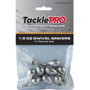 Sinkers: Tacklepro Swivel Sinker 1/2Oz - 8Pc | Sinkers - Swivel