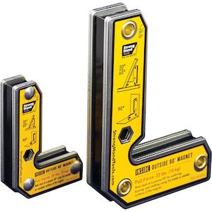 Magnetic Positioners: Stronghand 30/ 60/ 90Deg. Inside/Outside Magnet - Combo Pack | Magnetic Positioners