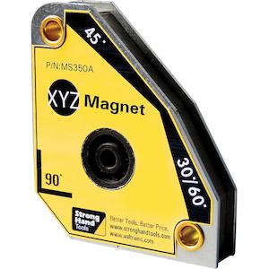 Magnetic Squares: Stronghand Multi-Angle Magnet W/Side Magnet Medium | Magnetic Squares