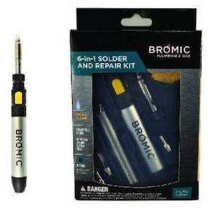 Soldering Irons: BernzOmatic 6-in-1 Butane Soldering Kit